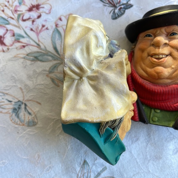 Bossons Wall Head Sarah Gamp Vintage 1964 England - Picture 6 of 12